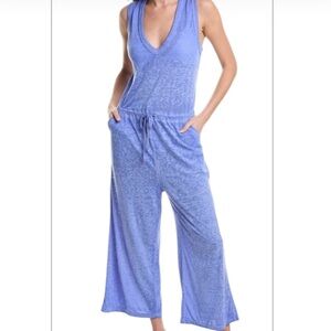 Blue Women's Wide-Leg jumpsuit